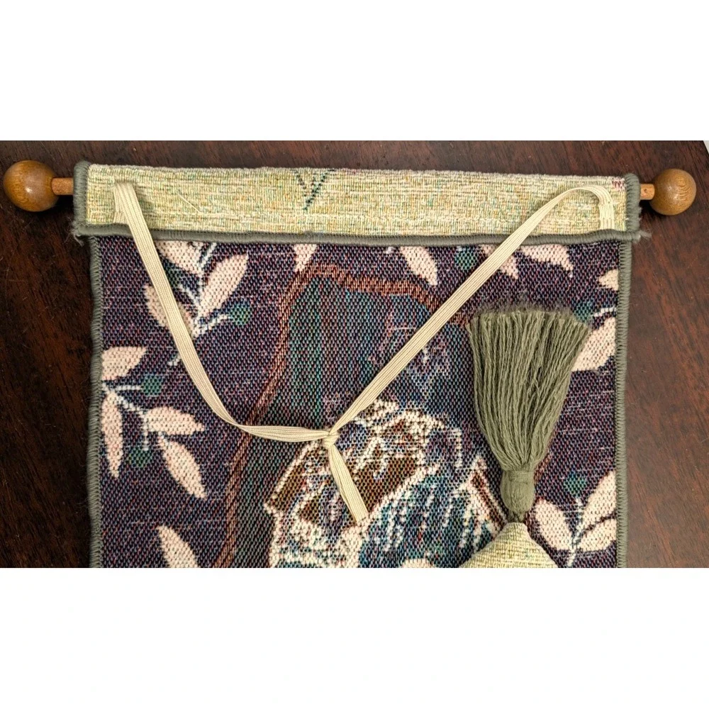 Garden Tapestry Wall Hanging Birdhouse Flowers Watering Can 44